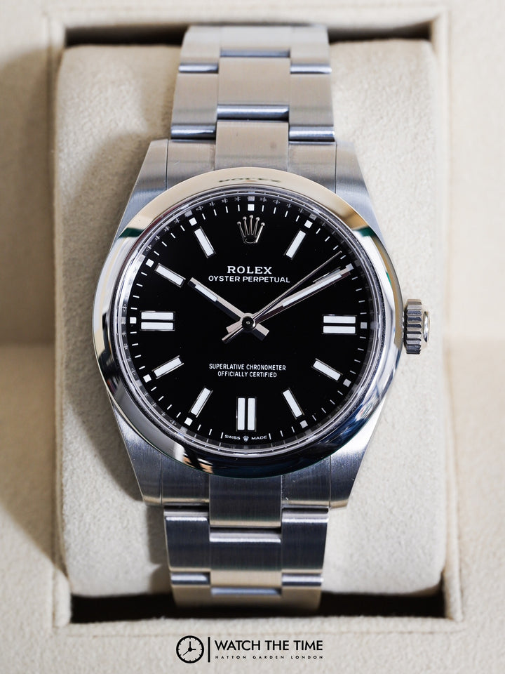 Rolex Oyster Perpetual Black Stainless Steel 41 mm - 134300 - 2025