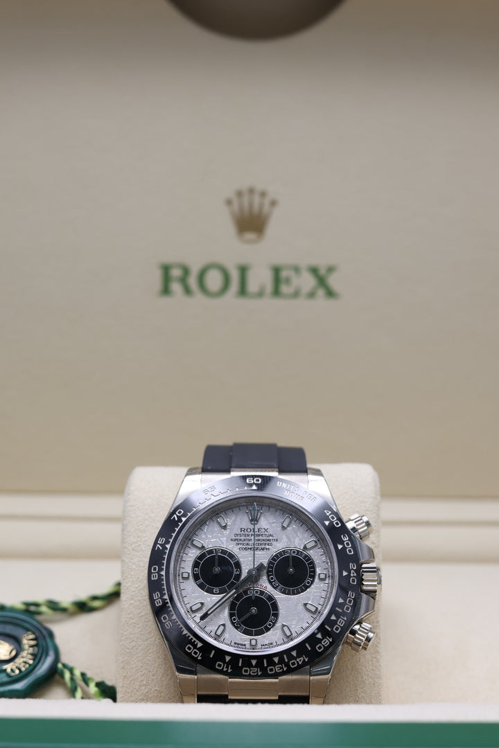 Rolex Daytona Meteorite White Gold Oysterflex - 116519LN