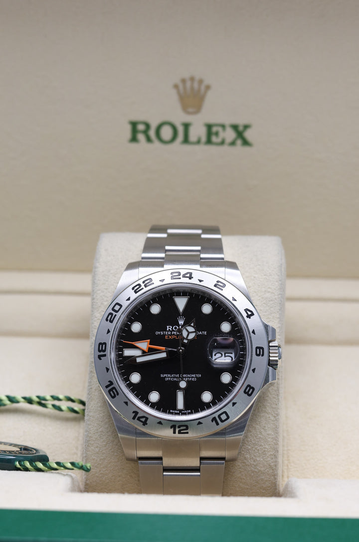 Rolex Explorer II Black Stainless Steel - 216570