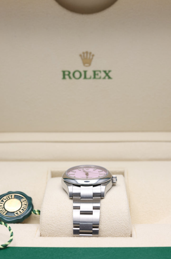 Rolex Oyster Perpetual Pink Stainless Steel 31mm - 277200