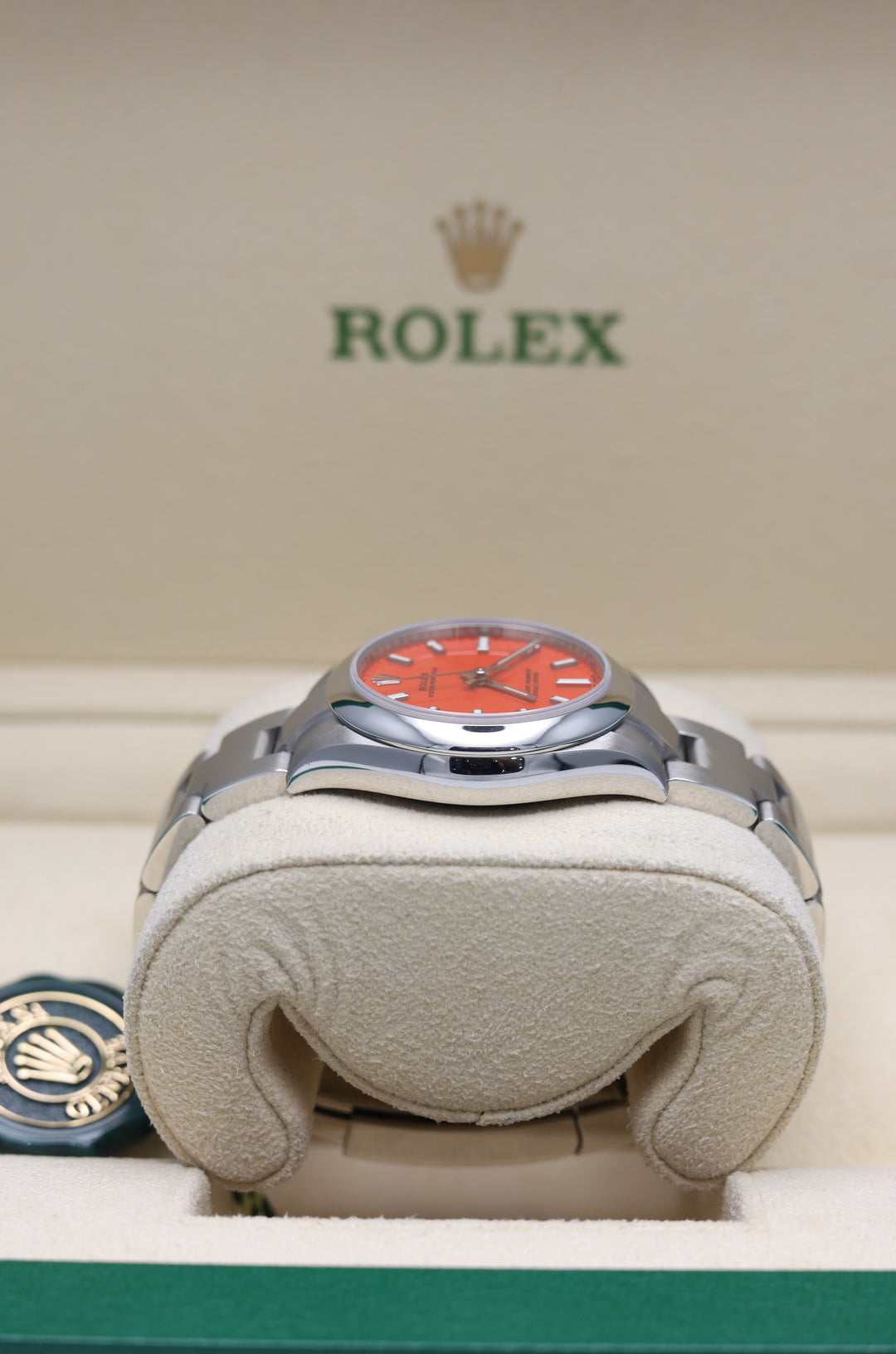 Rolex Oyster Perpetual Red Stainless Steel 31mm - 277200