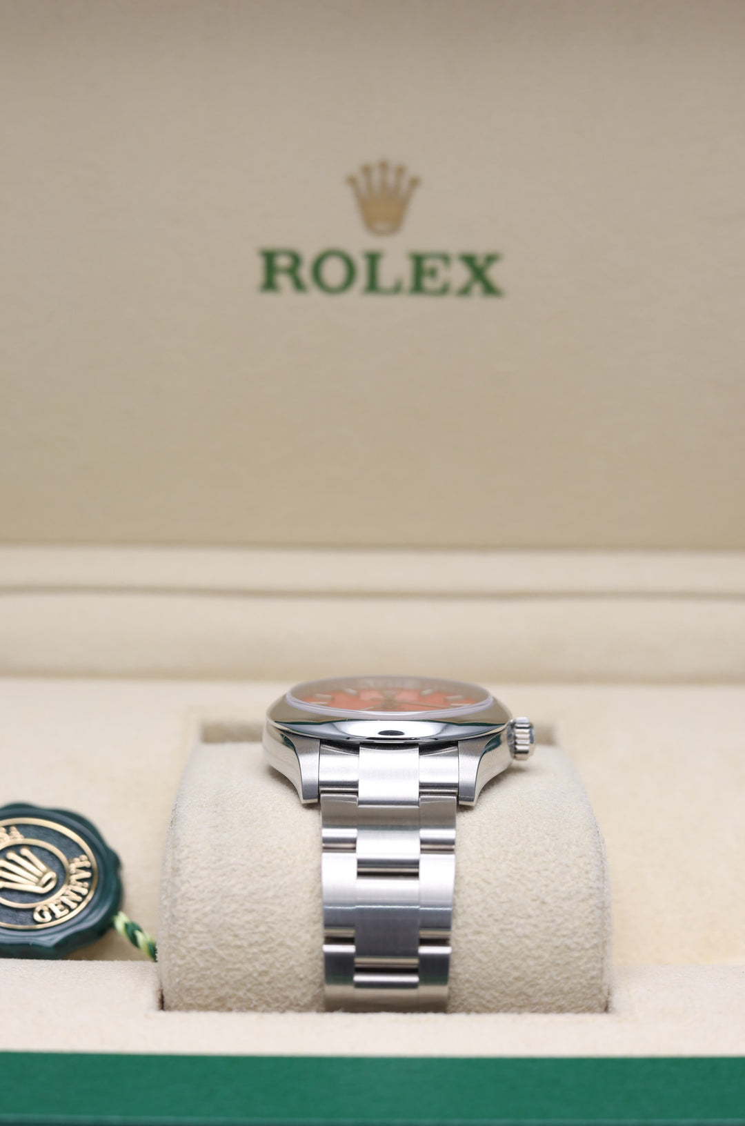 Rolex Oyster Perpetual Red Stainless Steel 31mm - 277200
