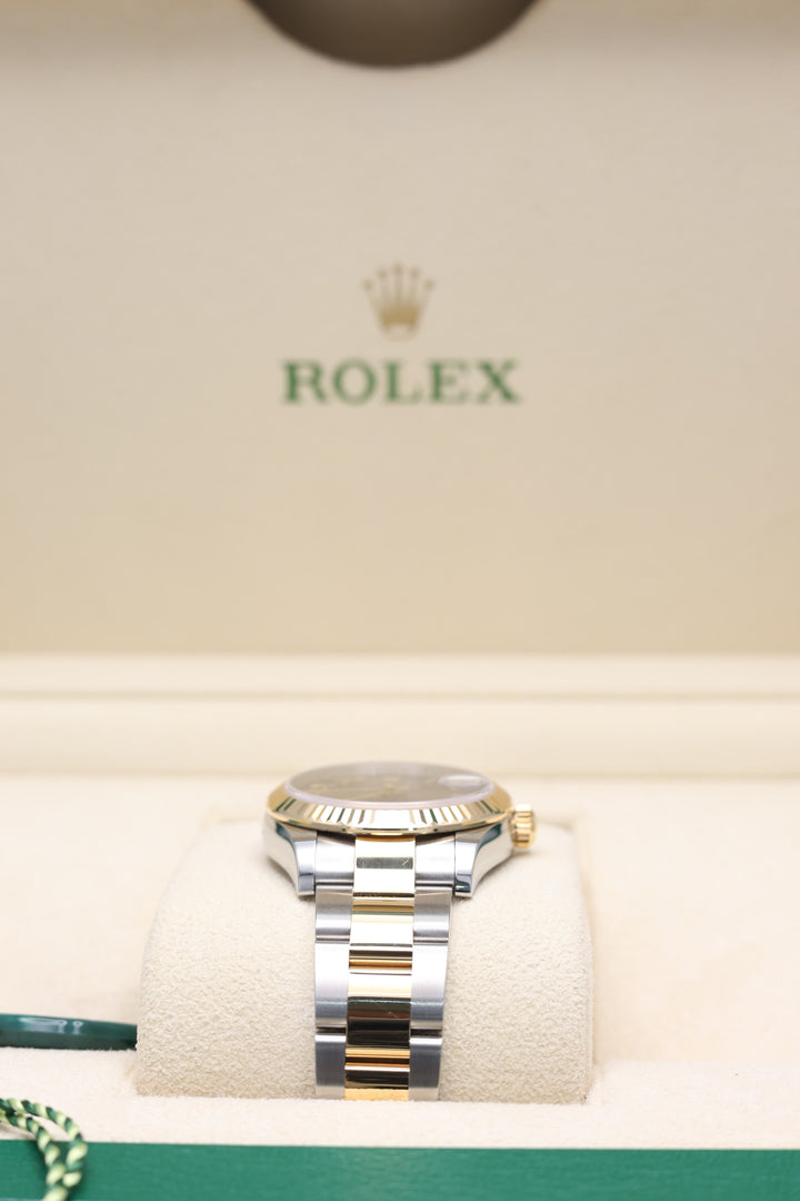 Rolex Datejust Rhodium Roman Numeral Diamond VI Stainless Steel & Yellow Gold 31mm - 278274