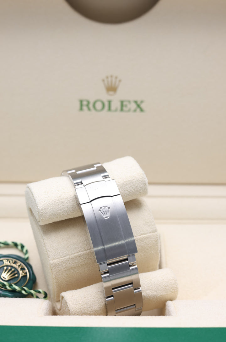 Rolex Oyster Perpetual Turquoise Blue Stainless Steel 36mm - 126000