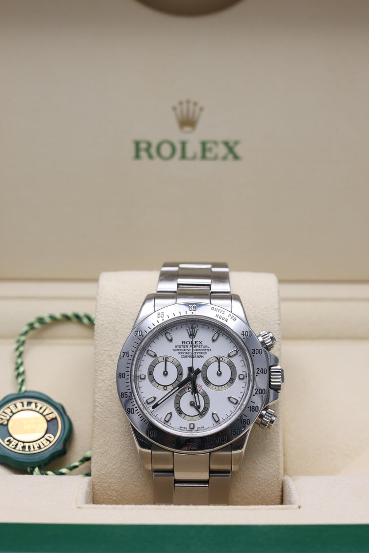 Rolex Daytona White Stainless Steel - 116502 2013