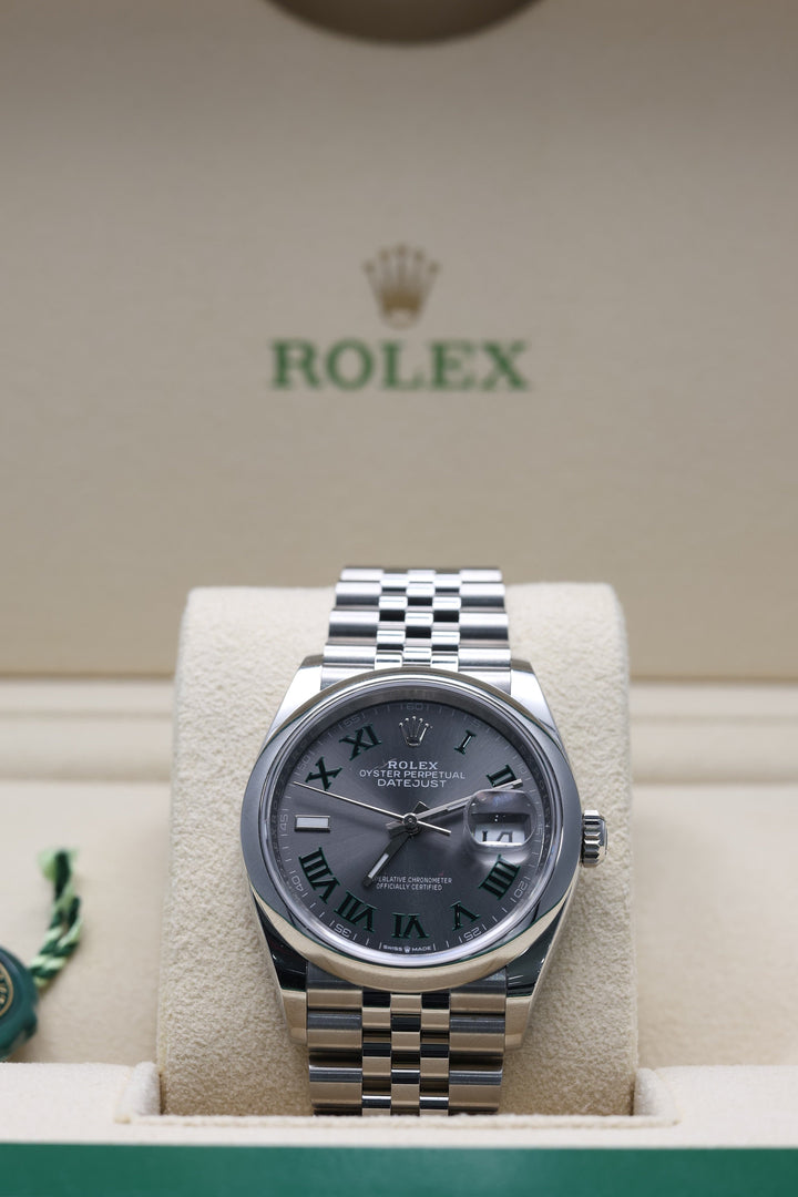 Rolex Datejust Wimbledon Stainless Steel 36mm - 126200