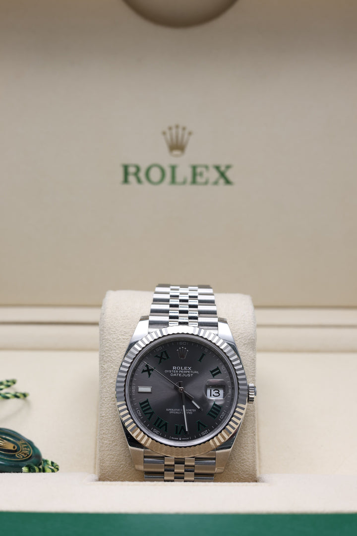 Rolex Datejust Wimbledon Stainless Steel 41mm - 126334