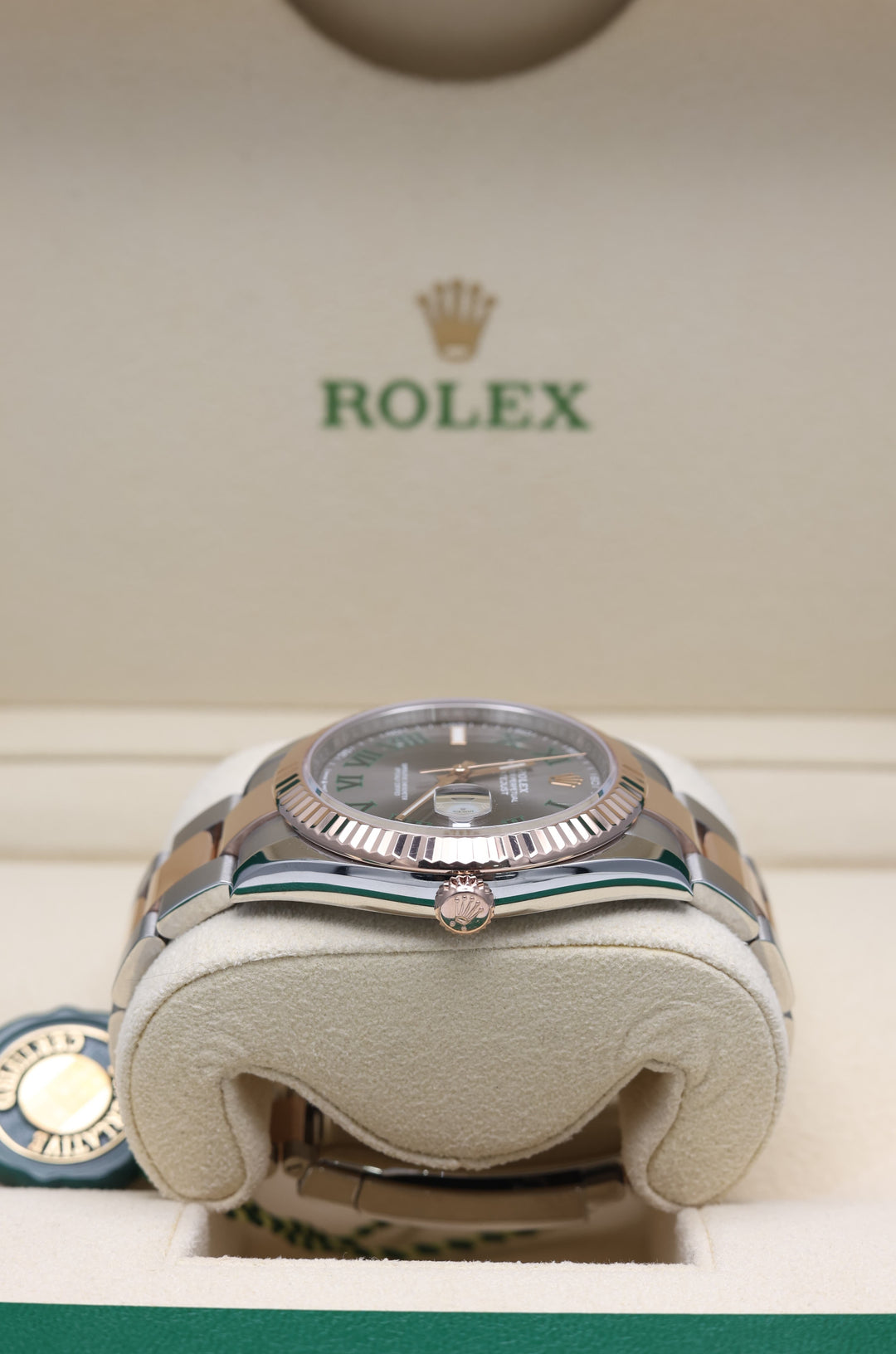 Rolex Datejust Wimbledon Stainless Steel & Everose Gold 41mm - 126331