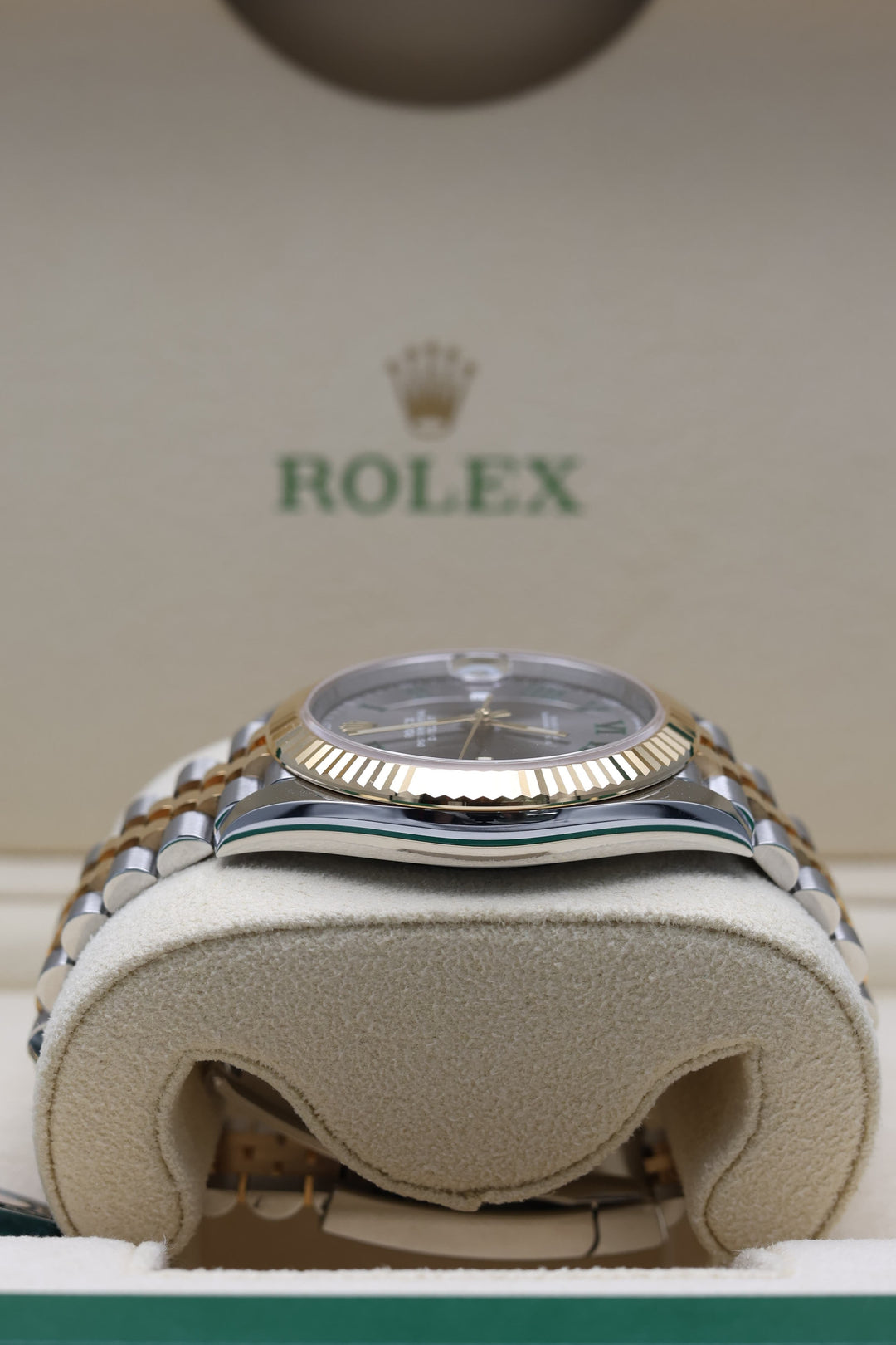 Rolex Datejust Wimbledon Stainless Steel & Yellow Gold 41mm - 126333