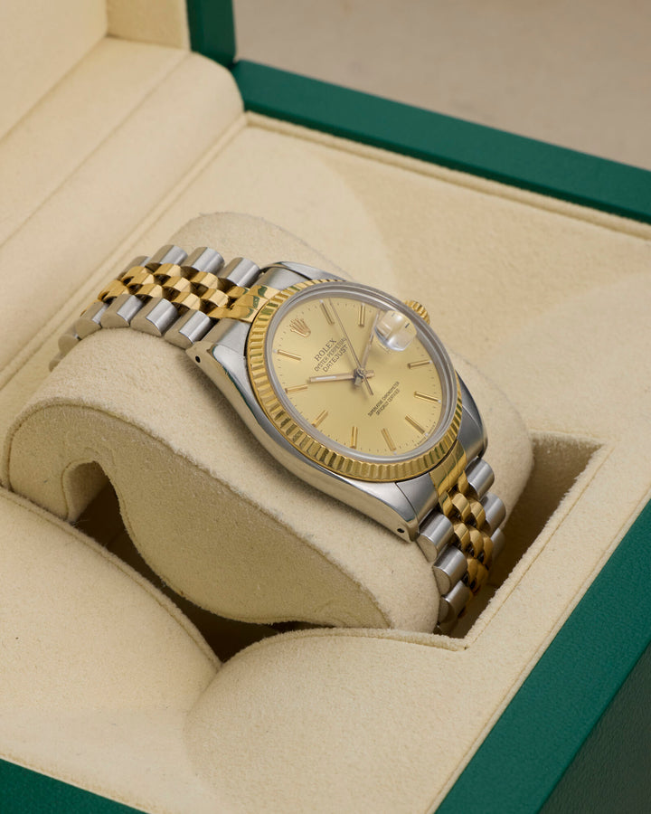Rolex Datejust 36 Champagne Stainless Steel Yellow Gold Unknown - 16013