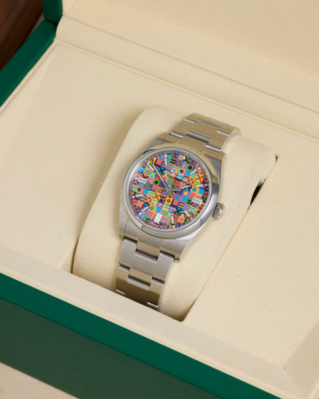 Rolex Oyster Perpetual 36 Multicoloured Jubilee-Motif Dial Stainless Steel 2026 - 126000