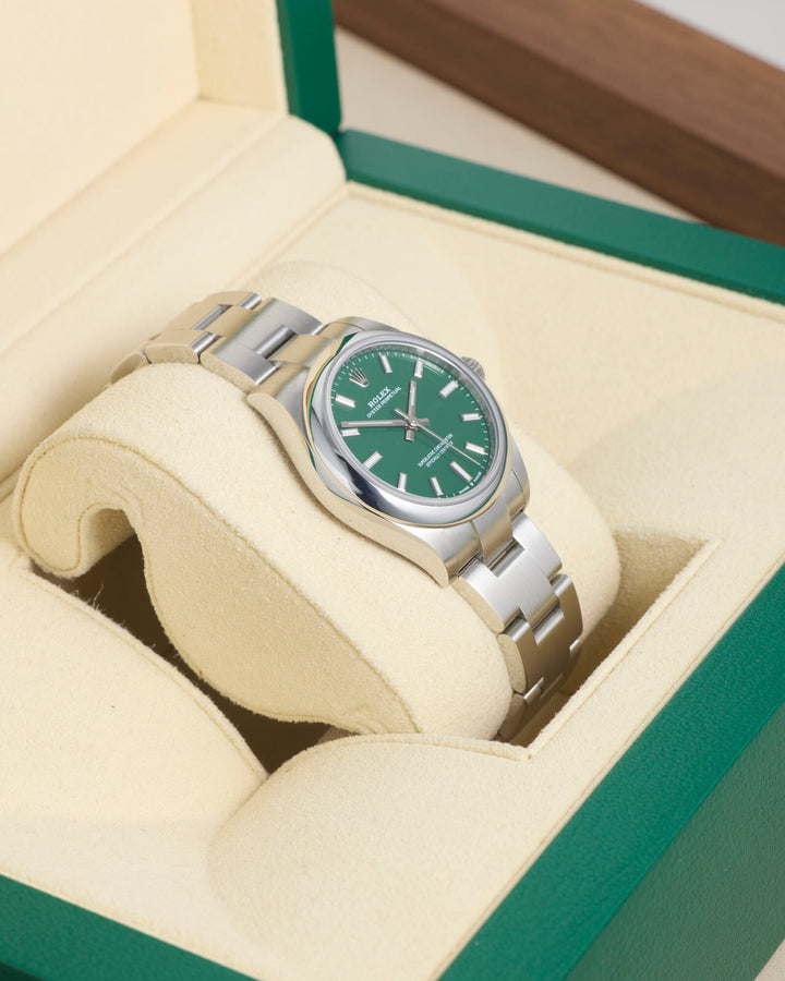 Rolex Oyster Perpetual 31 Green Stainless Steel 2021 - 277200