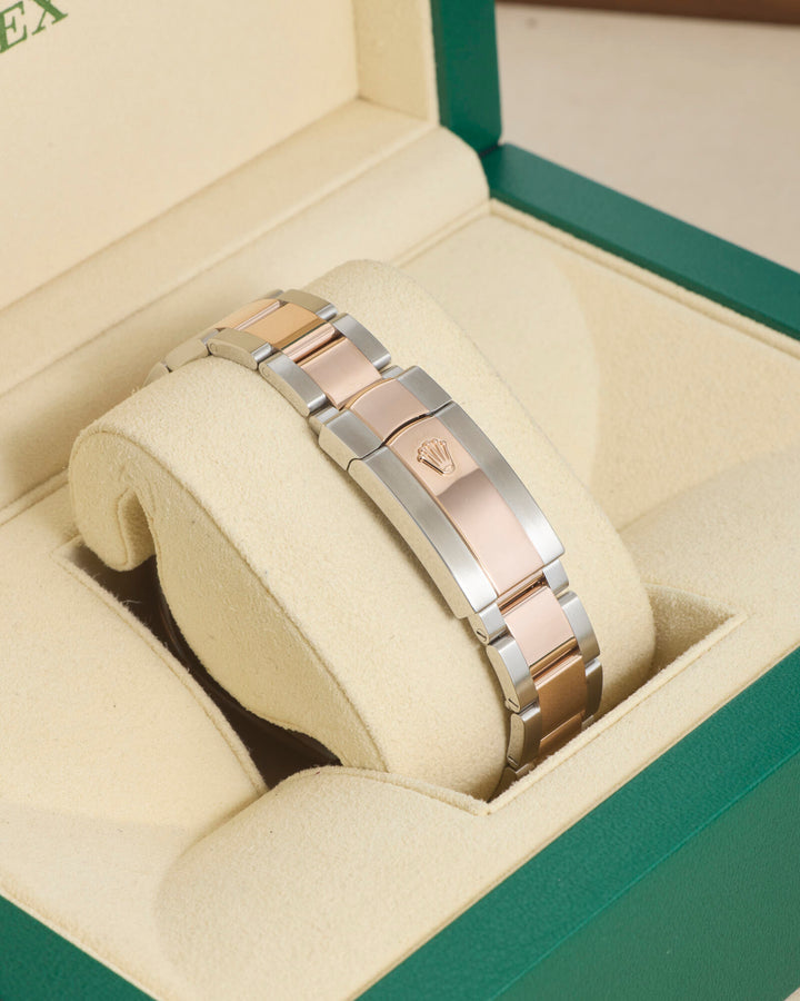 Rolex Datejust 41 Chocolate Diamond Dot Stainless Steel & Rose Gold 2021 - 126331