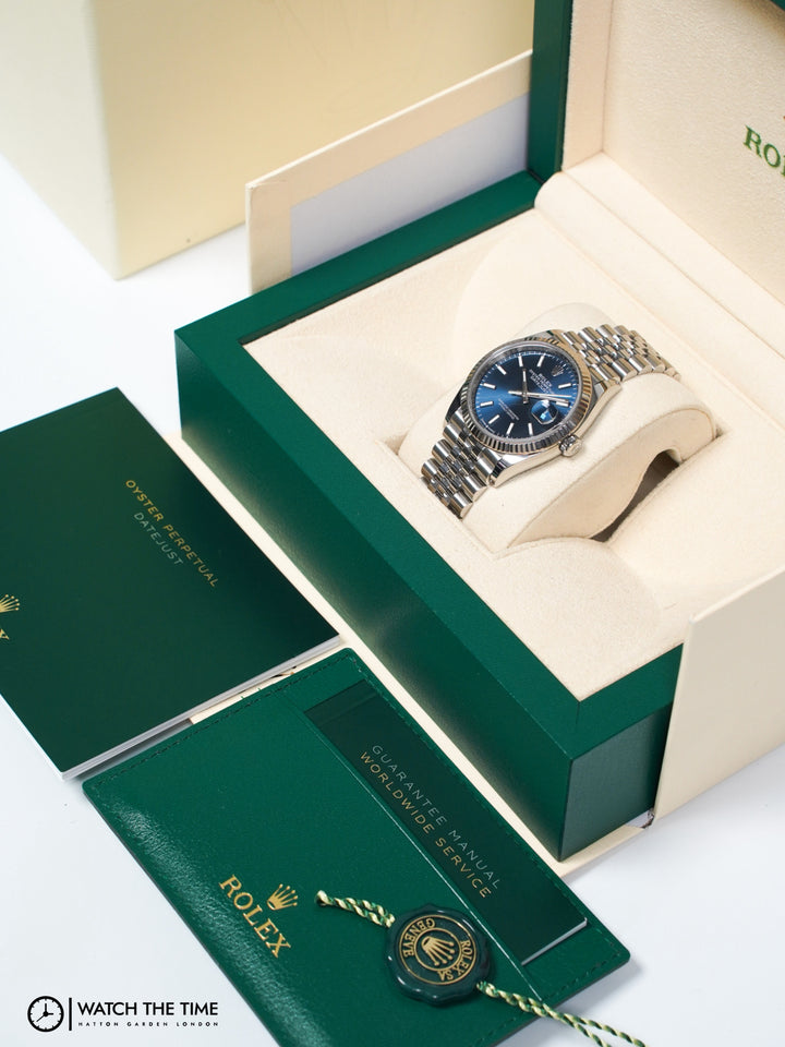 Rolex Datejust 36 126234 Blue Stainless Steel - 2024