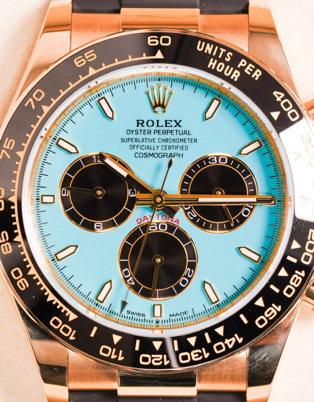 Rolex Daytona 126518LN Tiffany Blue Dial Yellow Gold Daytona - 2025