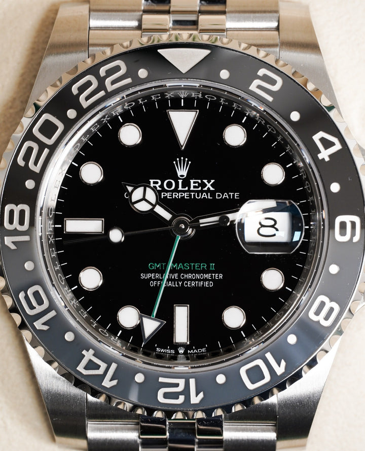 Rolex GMT Master II Bruce Wayne 126710GRNR Black Stainless Steel - 2024