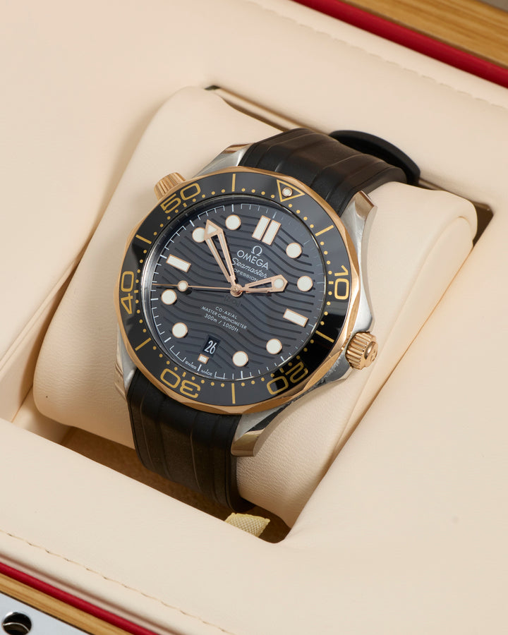 Omega Sea Master Black Stainless Steel Senda Gold Unknown - 21022422001002