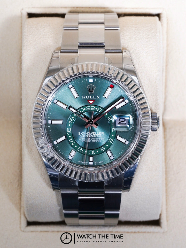 Rolex Sky-Dweller 336934 Mint Green Stainless Steel - 2023