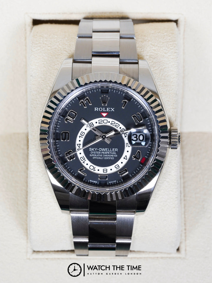 Rolex Sky-Dweller 42 Black Dial White Gold - 326939 - Unknown