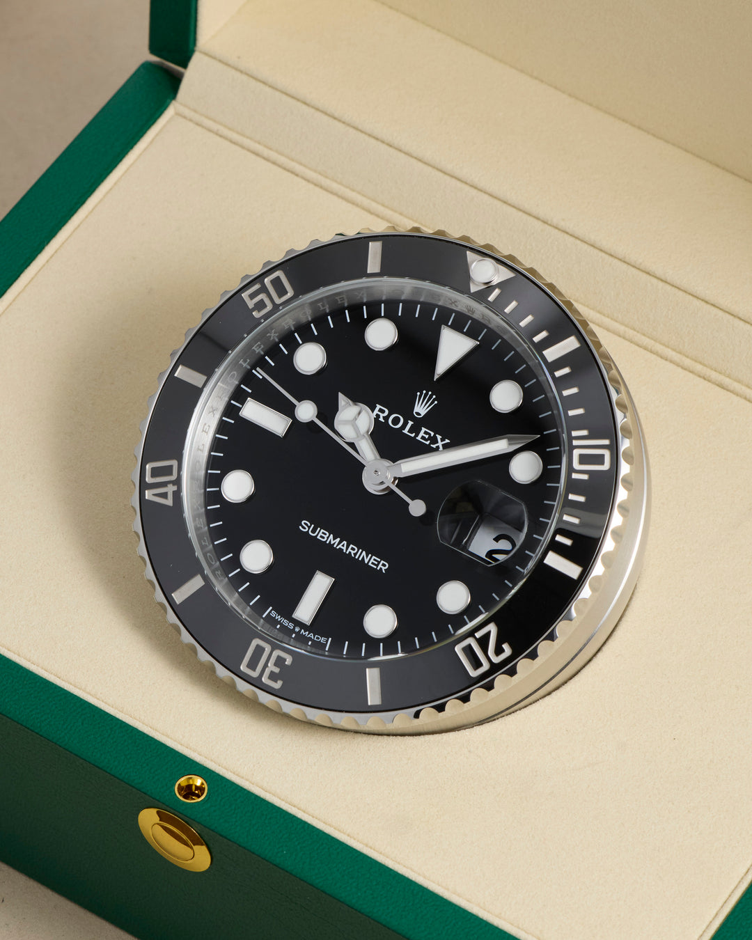 Rolex Submariner Desk Clock 80 Black Stainless Steel 2025 - 909010LN