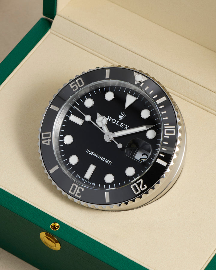 Rolex Submariner Desk Clock 80 Black Stainless Steel 2025 - 909010LN