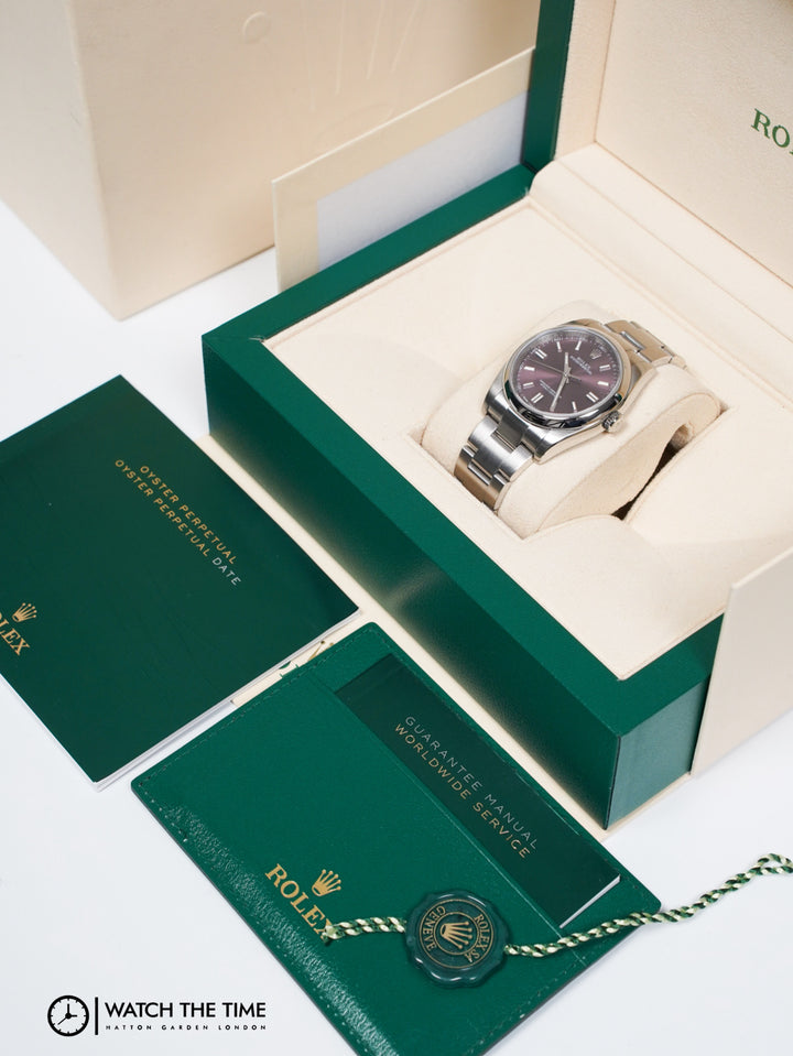 Rolex Oyster Perpetual 36 116000 Grape Stainless Steel - 2015