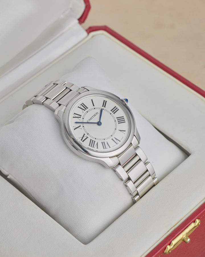 Cartier Ronde Must 36 White Stainless Steel 2023 - WSRN0034
