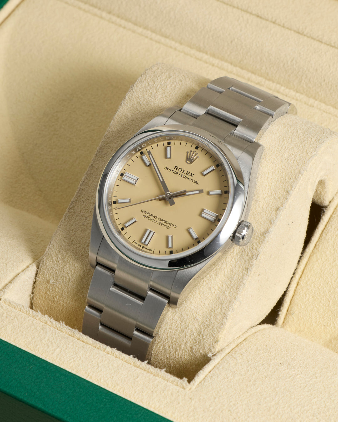 Rolex Oyster Perpetual 36 Beige Stainless Steel 2025 - 126000