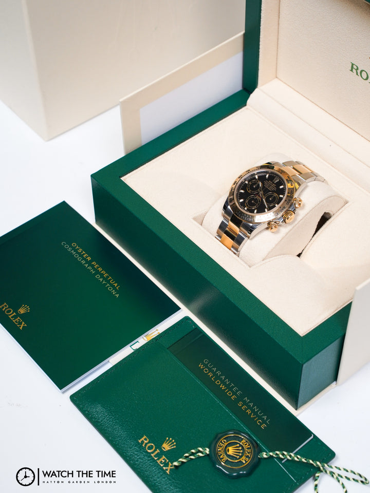 Rolex Daytona 116503 Black Stainless Steel & Yellow Gold - 2018
