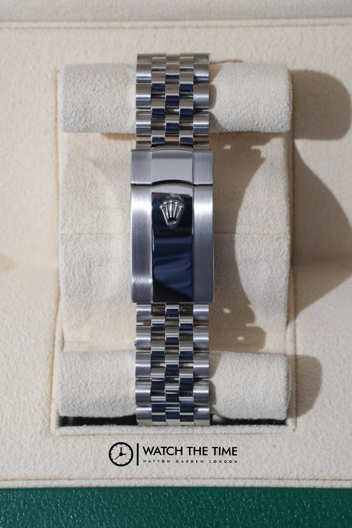 Rolex Datejust Green Palm Motif  Stainless Steel 36 mm -126284RBR