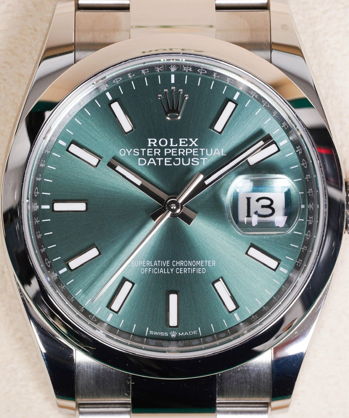 Rolex Datejust 126200 Mint Green - 2025