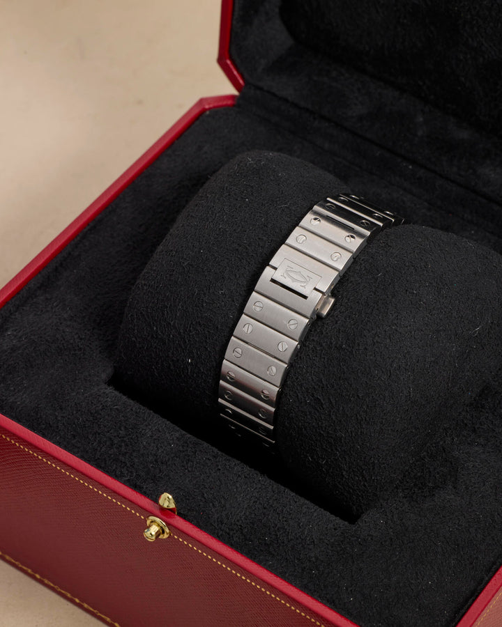 Cartier Santos De Cartier 35 Green Stainless Steel 2024 - WSSA0061