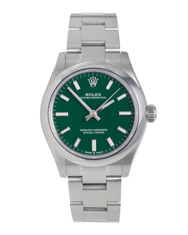 Rolex Oyster Perpetual 31 Green Stainless Steel 2021 - 277200