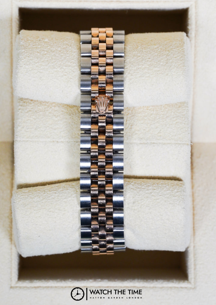 Rolex Datejust 28 279171 Chocolate Roman Dial Stainless Steel & Rose Gold - 2018