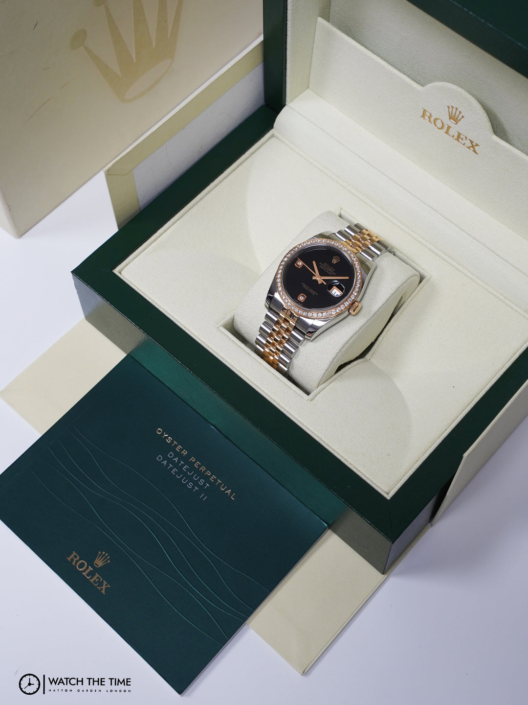Rolex Datejust 36 116233RBR Black Onyx Diamond Stainless Steel & Yellow Gold - Unknown