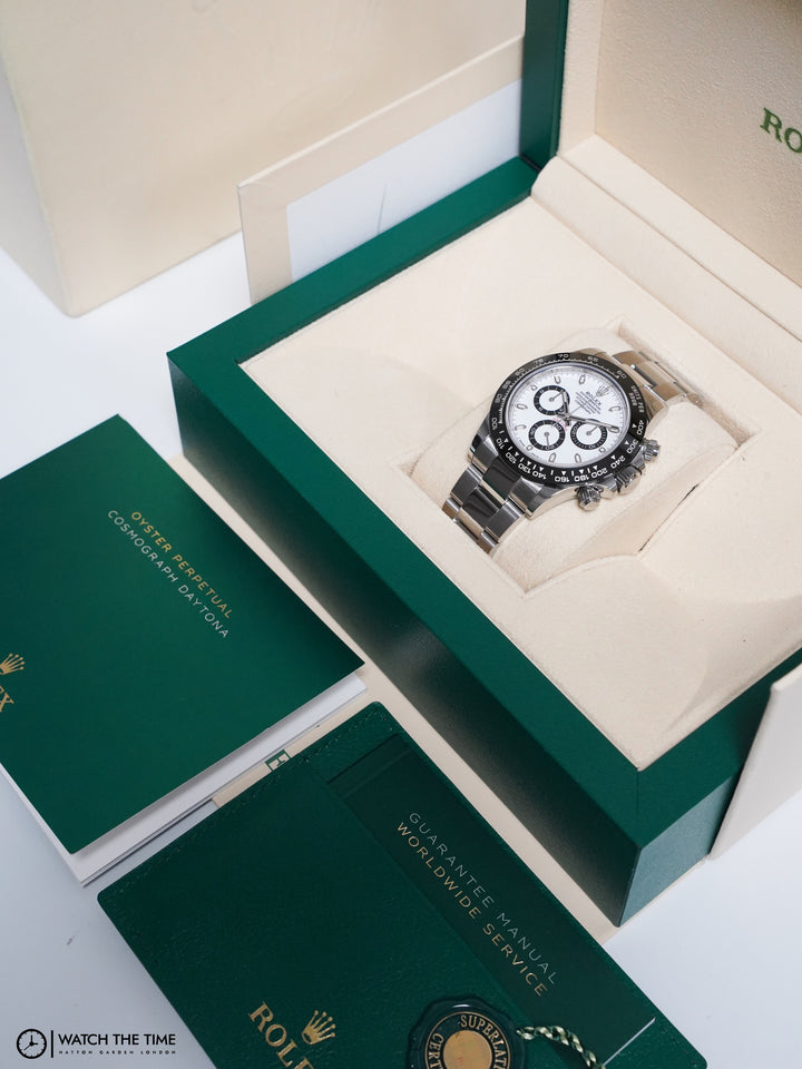 Rolex Daytona 40 116500LN White (Panda) Dial Stainless Steel Oyster Bracelet - 2022