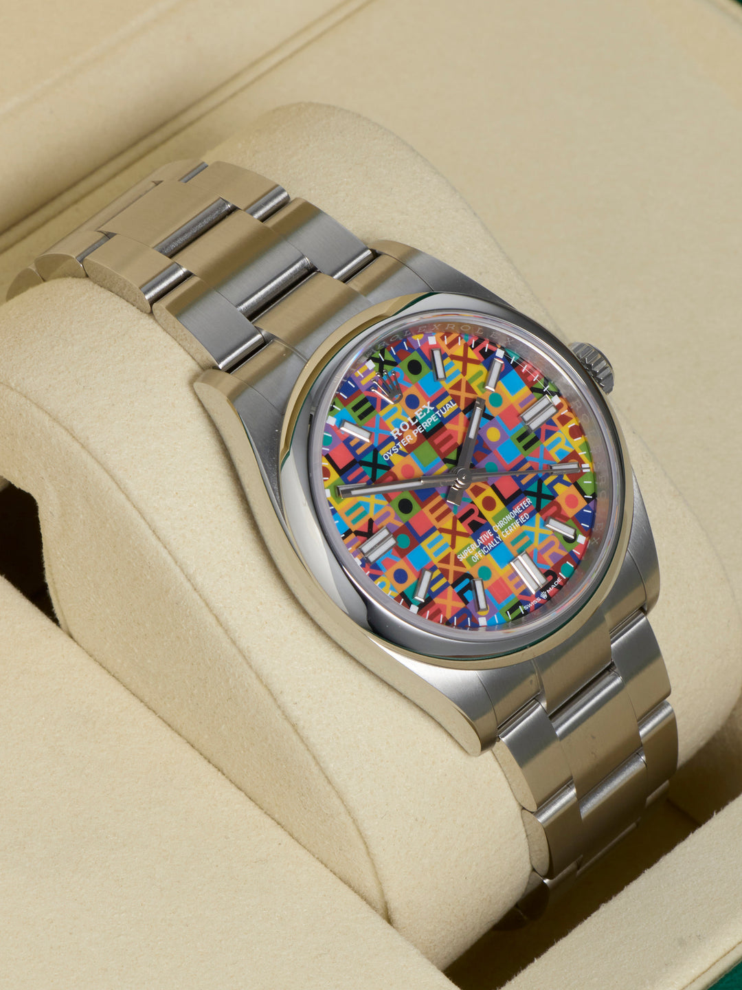 Rolex Oyster Perpetual 36 Multicoloured Jubilee-Motif Dial Stainless Steel 2026 - 126000