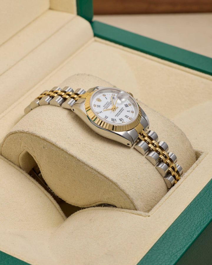Rolex Datejust 26 White Stainless Steel Yellow Gold 1991 - 69173