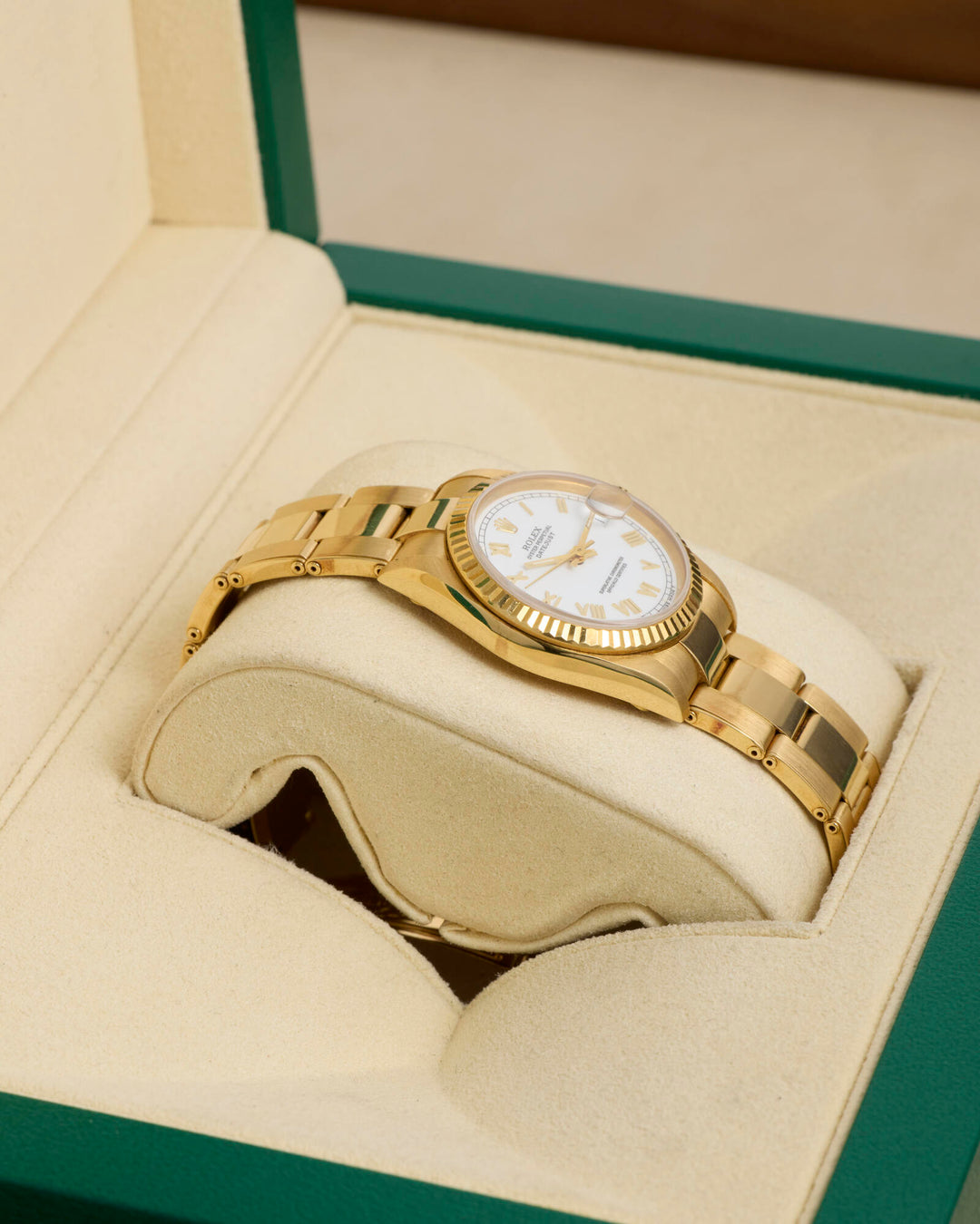 Rolex Datejust 31 White Roman Yellow Gold 1997 - 68278