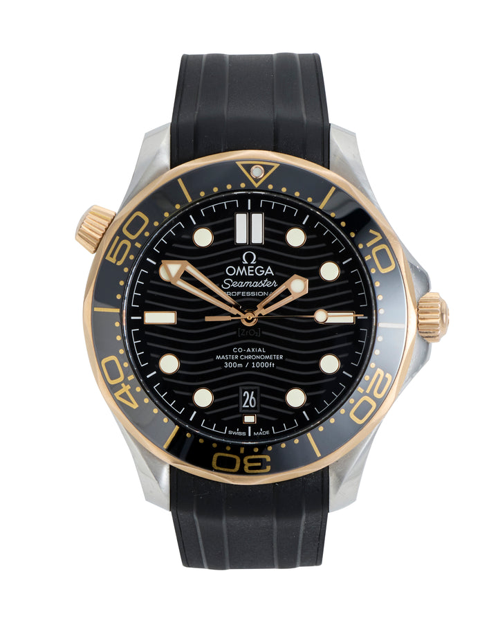 Omega Sea Master Black Stainless Steel Senda Gold Unknown - 21022422001002