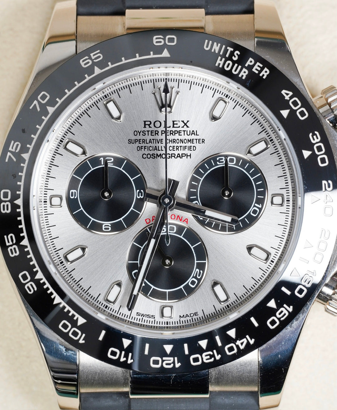 Rolex Daytona Ghost 116519LN Silver Chronograph White Gold - 2022