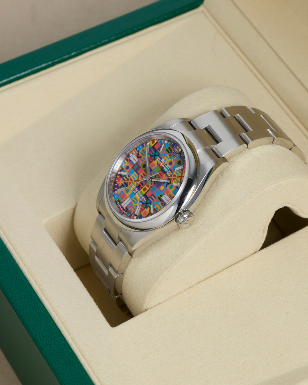 Rolex Oyster Perpetual 36 Multicoloured Jubilee-Motif Dial Stainless Steel 2026 - 126000