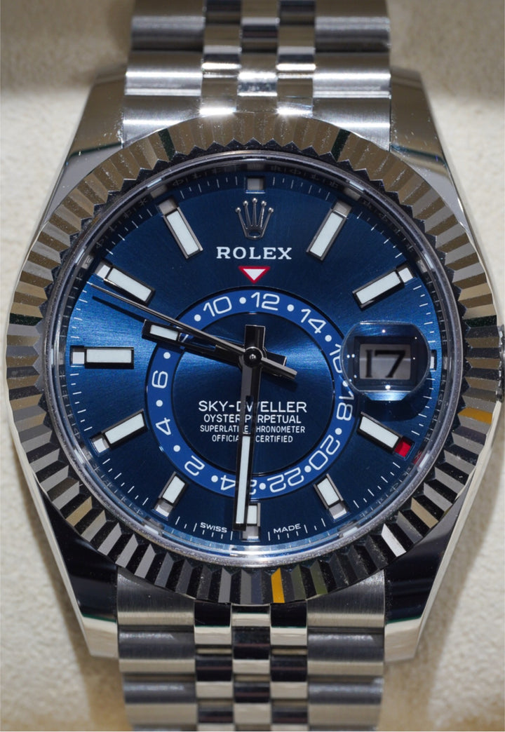 Rolex SkyDweller Blue Stainless Steel 42 mm - 326934