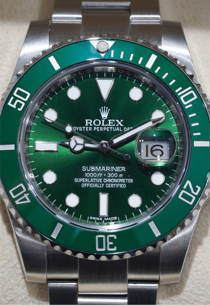 Rolex Submariner Green "HULK" Stainless Steel 40 mm -116610LV