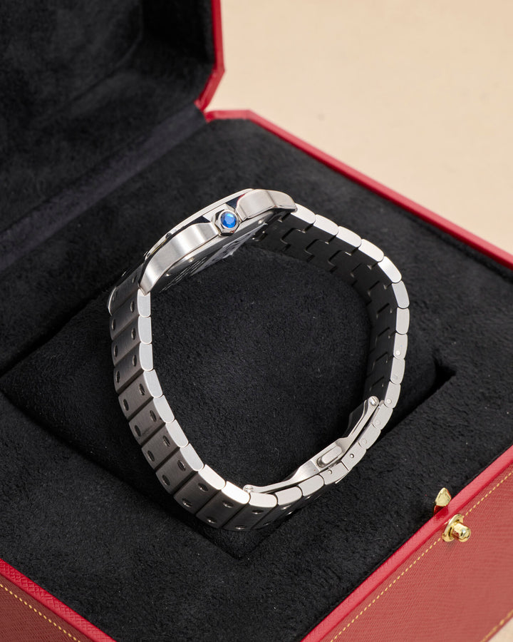 Cartier Santos De Cartier 35 Green Stainless Steel 2024 - WSSA0061
