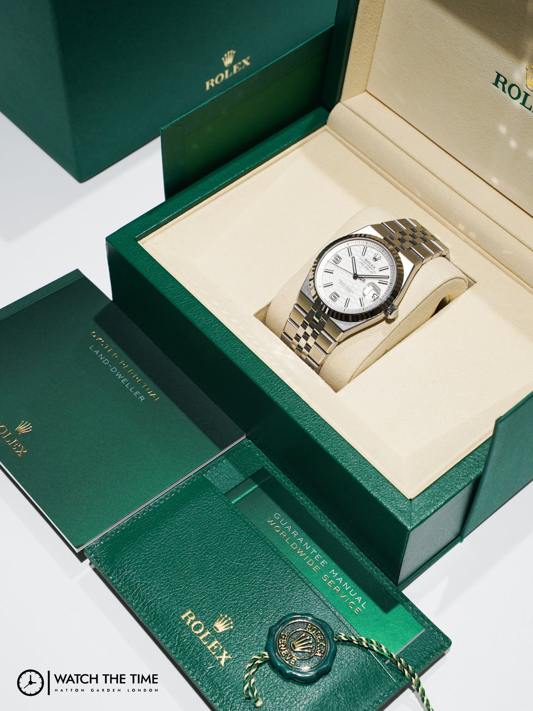 Rolex Land-Dweller 127334 White Stainless Steel - 2025