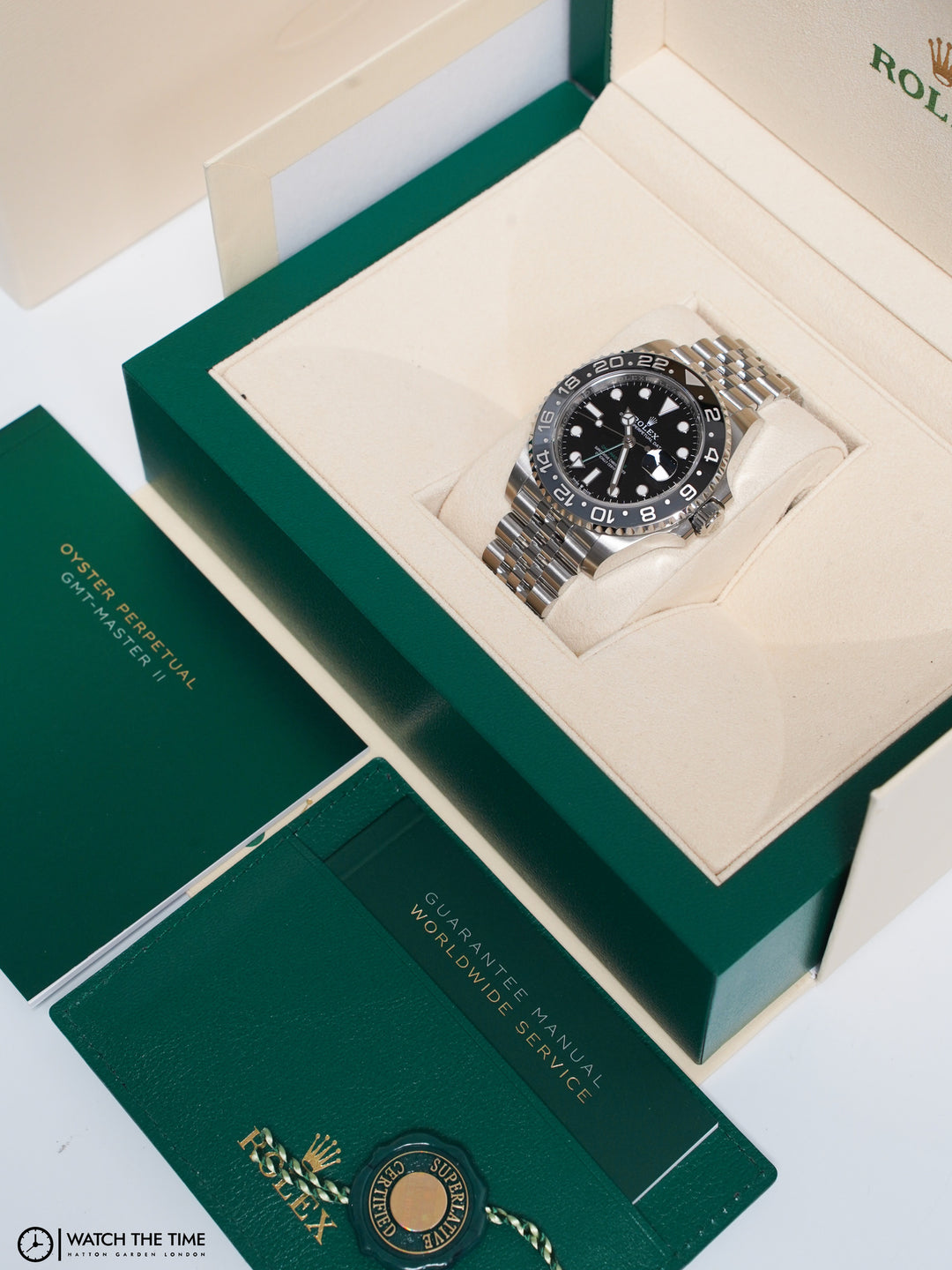 Rolex GMT Master II - Bruce Wayne 126710GRNR  Black Stainless Steel - 2024