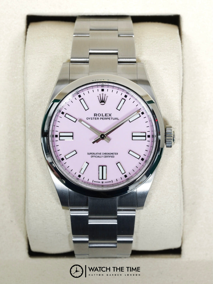 Rolex Oyster Perpetual 41 134300 Pink Dial Stainless Steel - 2025