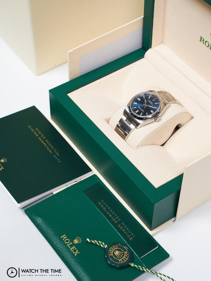 Rolex Oyster Perpetual 36 126000 Blue Stainless Steel - 2023