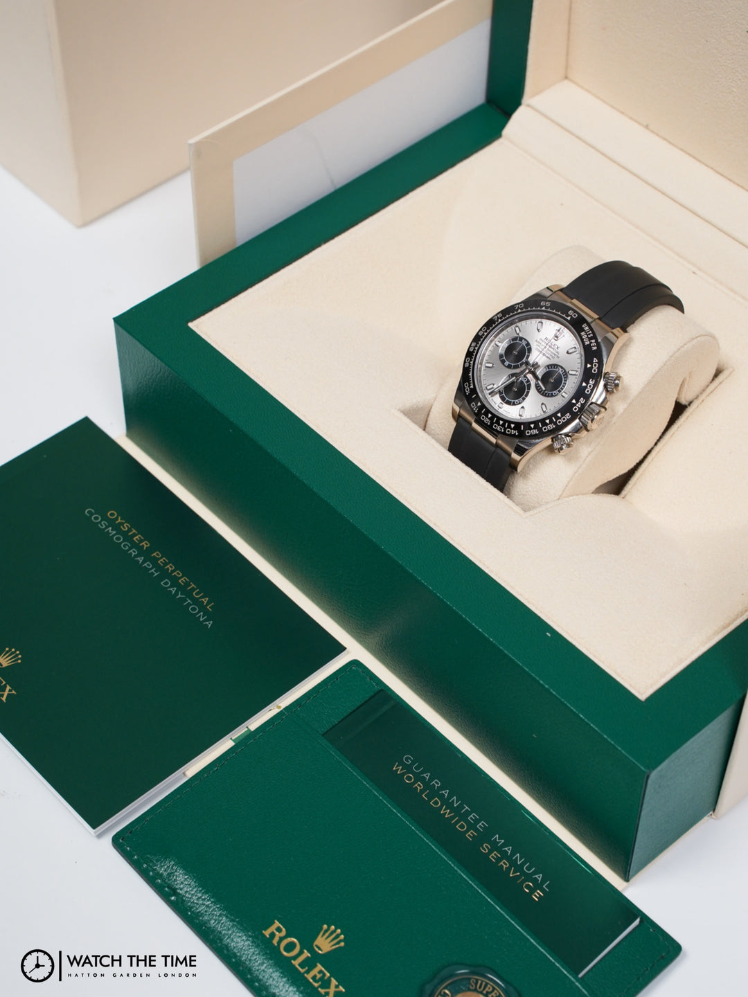 Rolex Daytona Ghost 116519LN Silver Chronograph White Gold - 2022